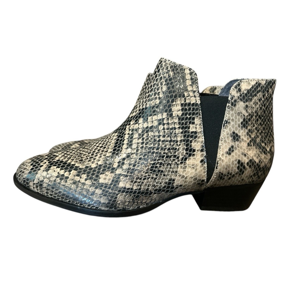 Seychelles Waiting For You Snake Print Chelsea Boot / Size 7.5 NEW